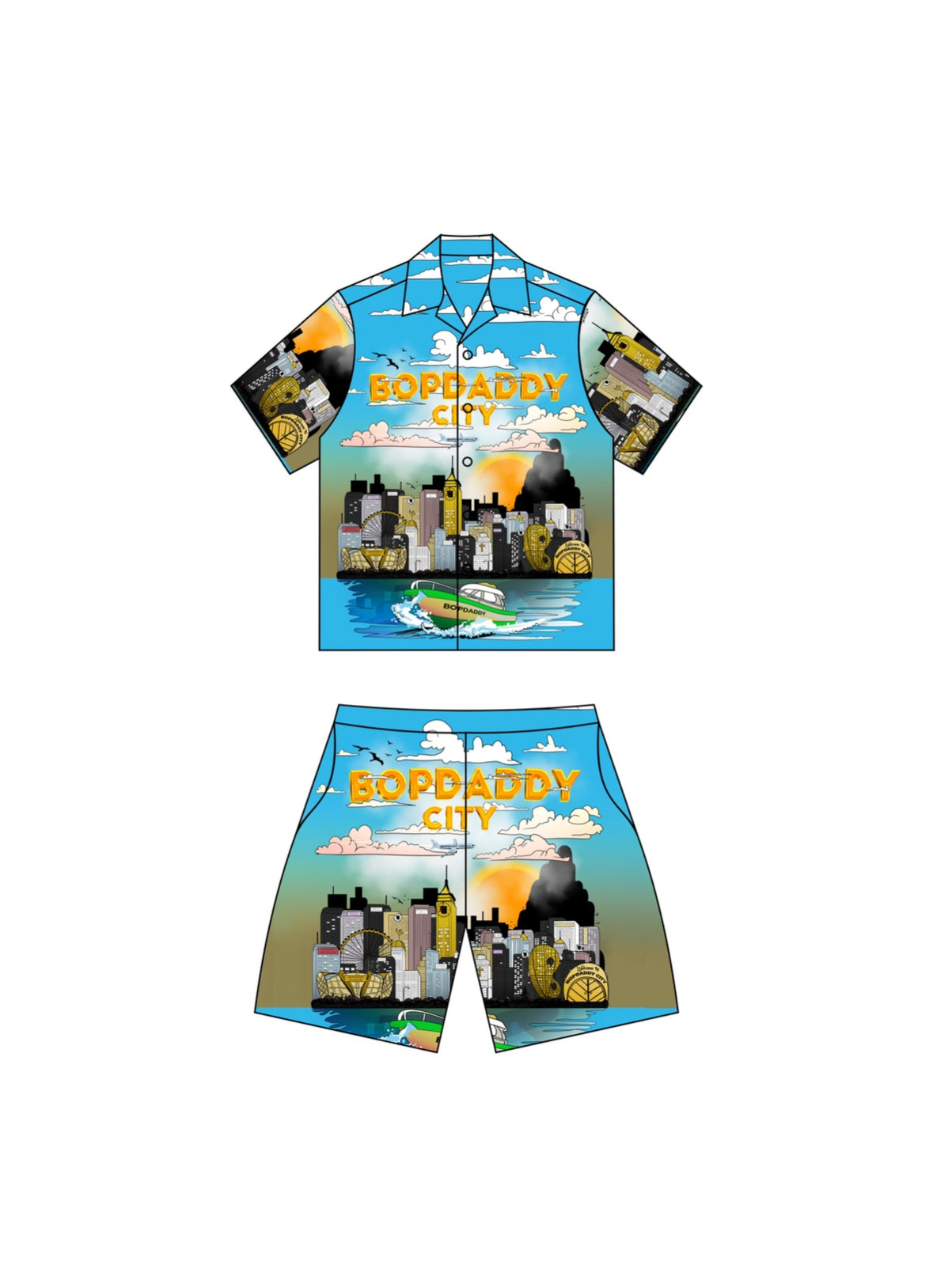 Bop City Beach Wear Set